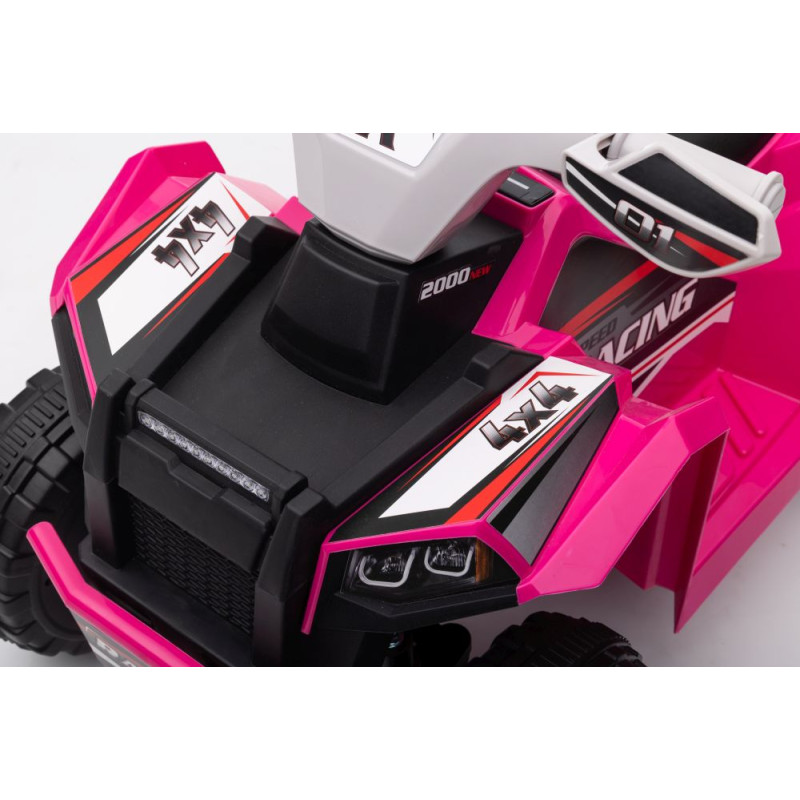 Quad Na Akumulator XMX630T Różowy Z Przyczepą