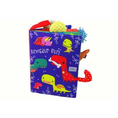 Książeczka Miękka Dinozaury Kolorowa