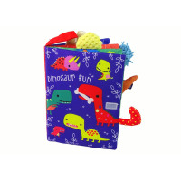 Książeczka Miękka Dinozaury Kolorowa