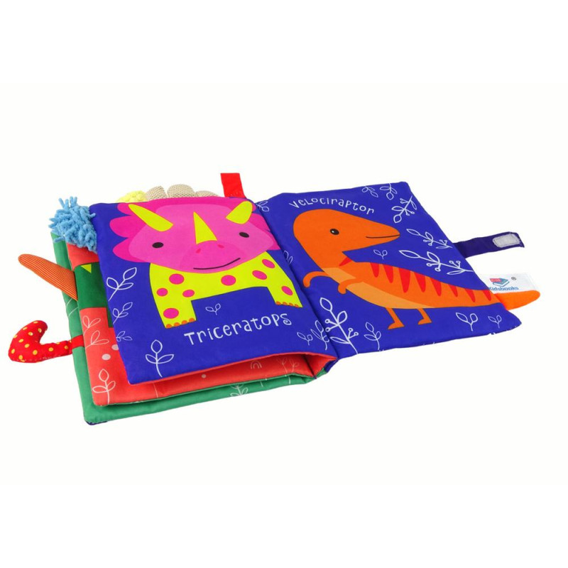 Książeczka Miękka Dinozaury Kolorowa