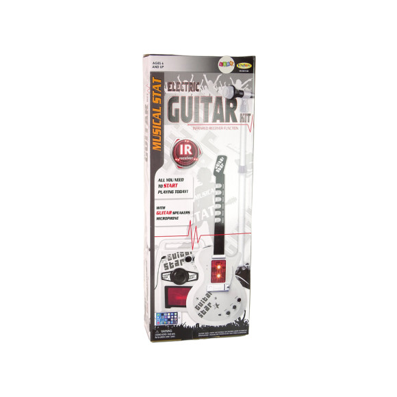 Zestaw Gitara Elektryczna z Mikrofonem Na Baterie