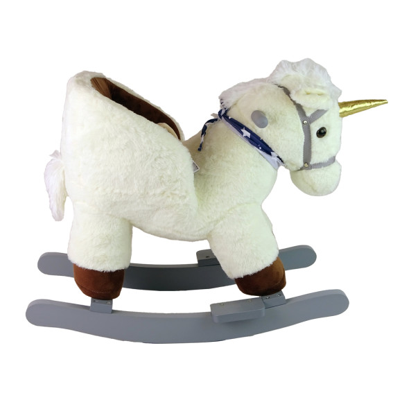 Koń Na Biegunach Bujak Biały Jednorożec