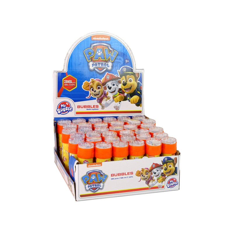 Bańki Mydlane Psi Patrol 55ml My Bubble Pomarańczowe