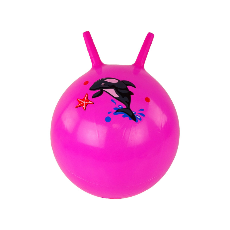 Piłka Do Skakania Skoczek 45 cm Różowy