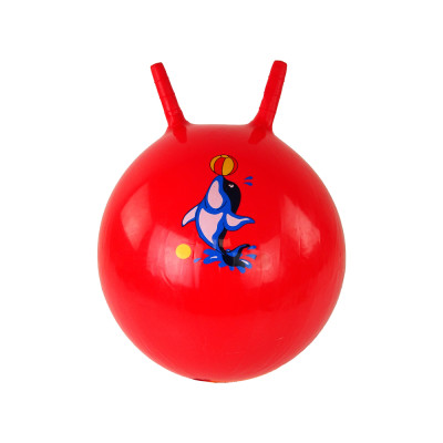 Piłka Do Skakania Skoczek 45 cm Morskie Zwierzęta Czerwony
