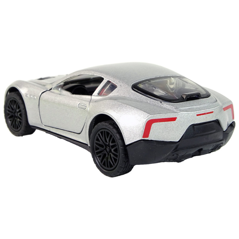 Pojazd Resorak 1:36 Napęd Frykcyjny Światła Dźwięki Srebrny