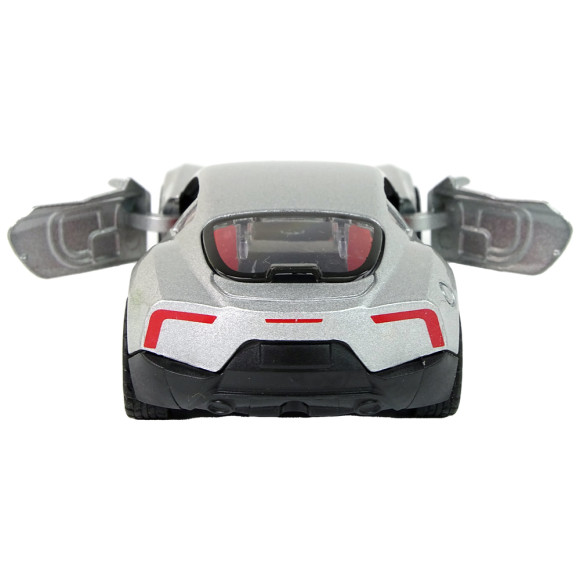 Pojazd Resorak 1:36 Napęd Frykcyjny Światła Dźwięki Srebrny