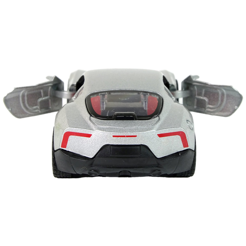 Pojazd Resorak 1:36 Napęd Frykcyjny Światła Dźwięki Srebrny