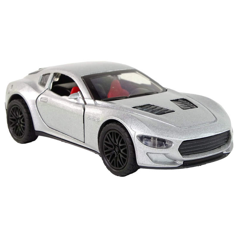 Pojazd Resorak 1:36 Napęd Frykcyjny Światła Dźwięki Srebrny