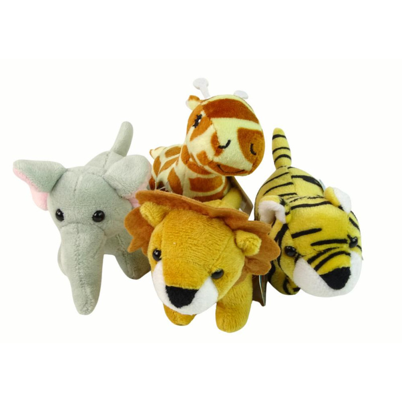 Mini Pluszak Zwierzątko Safari 4 Modele
