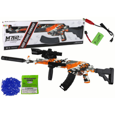 Karabin Pomarańczowy Pistolet Na Kulki Żelowe AMT