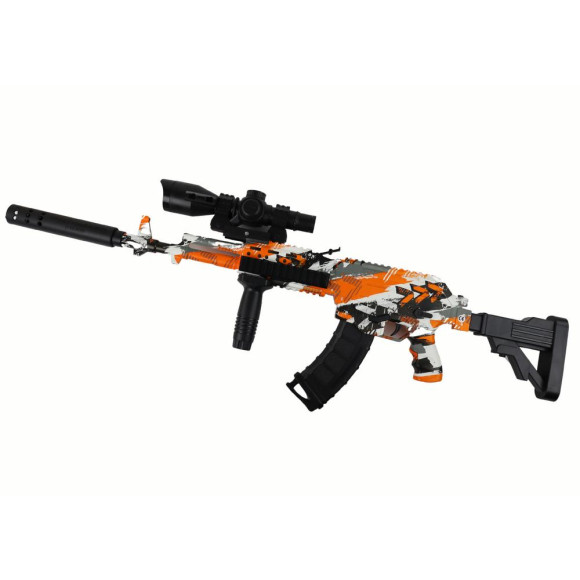 Karabin Pomarańczowy Pistolet Na Kulki Żelowe AMT Karabin Pomarańczowy Pistolet Na Kulki Żelowe AMT