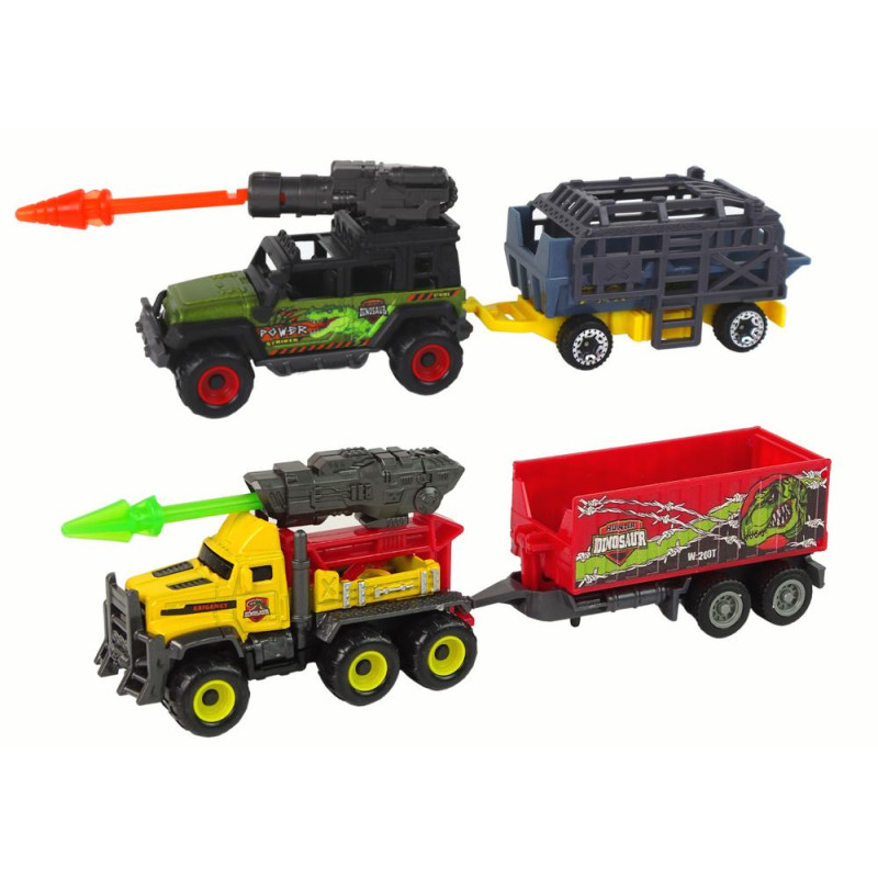 Zestaw Pojazdów Duży Helikopter Dinozaury 8 Szt.