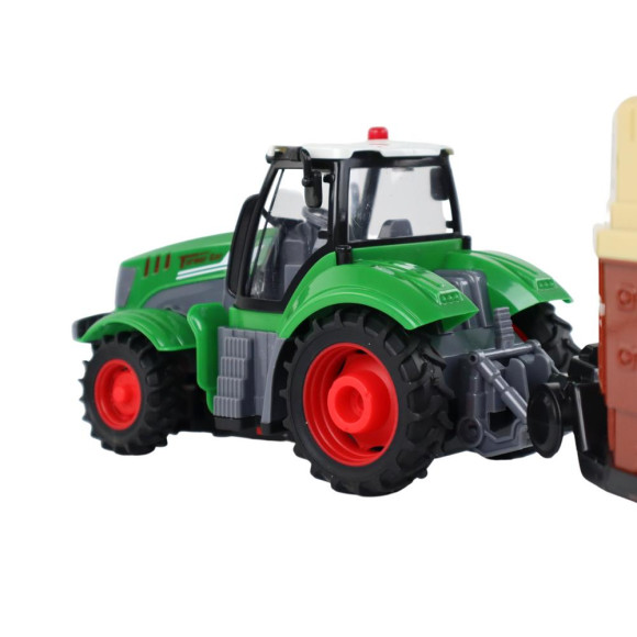 Traktor RC Ciągnik Zdalnie Sterowany Maszyna Rolnicza Przyczepa Pilot 1:24 Traktor RC Ciągnik Zdalnie Sterowany Maszyna Rolnicza Przyczepa Pilot 1:24