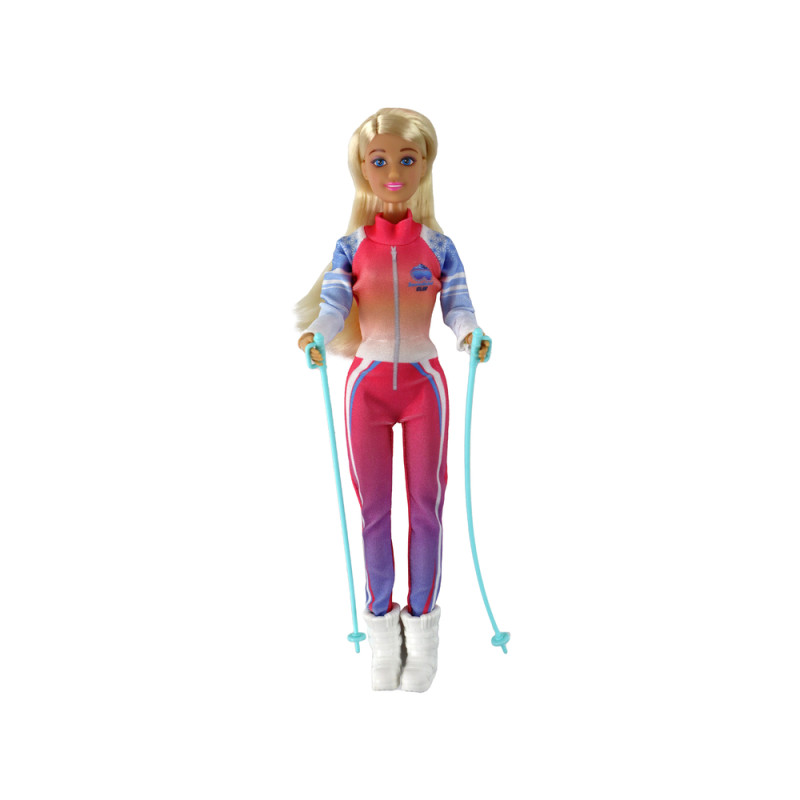 Lalka Dla Dzieci Anlily 4 Sporty Narty Snowboard Joga Balet Akcesoria