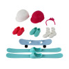 Lalka Dla Dzieci Anlily 4 Sporty Narty Snowboard Joga Balet Akcesoria