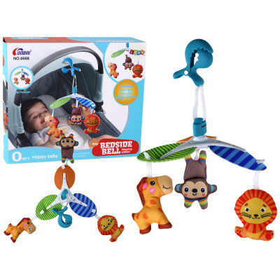 Karuzela Łóżeczkowa Klasyczna Dla Dzieci Klips Zwierzątka