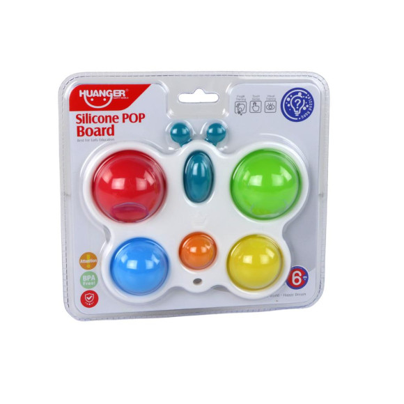 Silikonowa Tablica Kolorowy Motylek Pop It Edukacyjny