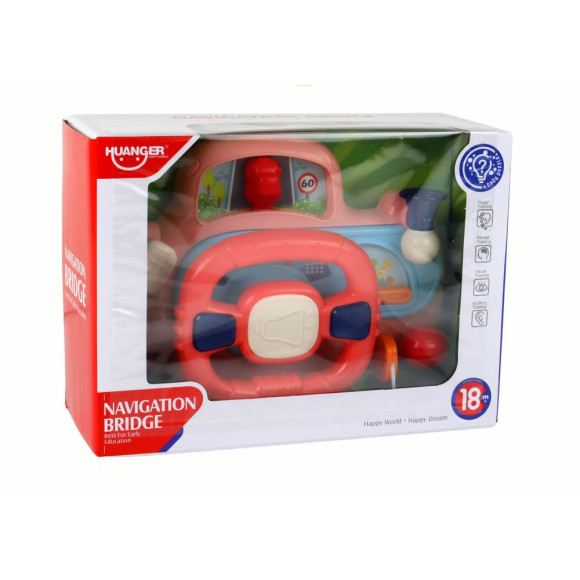 Interaktywna Kierownica Różowa Symulator Jazdy Wielofunkcyjna