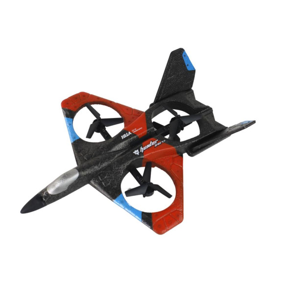 Quadcopter RC Myśliwiec Samolot Zdalnie Sterowany Czerwony Quadcopter RC Myśliwiec Samolot Zdalnie Sterowany Czerwony
