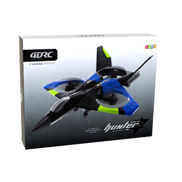 Quadcopter RC Myśliwiec Samolot Zdalnie Sterowany Czerwony Quadcopter RC Myśliwiec Samolot Zdalnie Sterowany Czerwony