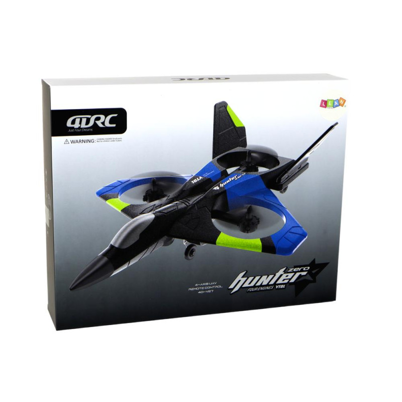 Quadcopter RC Myśliwiec Samolot Zdalnie Sterowany Czerwony