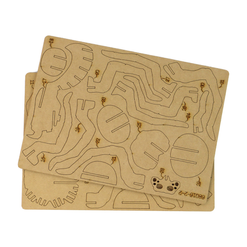 Drewniane Puzzle Przestrzenne 3D Pająk Składanka Edukacyjna 31 Elementów