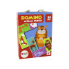 Gra Logiczna Puzzle Dwustronne Domino Zwierzęta 10cm x 5cm 28 El.