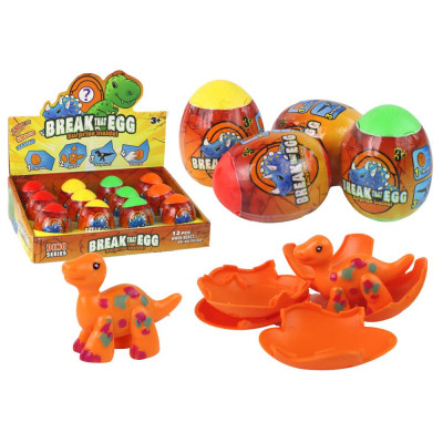 Magiczne Pękające Jajko Dinozaur W Skorupie 4 Kolory 6 cm