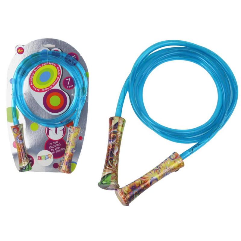 Zestaw Sportowy Niebieska Świecąca Skakanka 2,1M