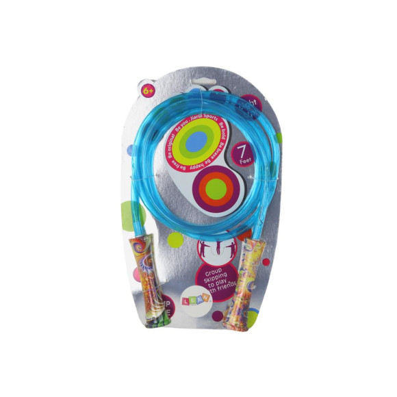 Zestaw Sportowy Niebieska Świecąca Skakanka 2,1M