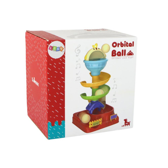 Zabawka Sensoryczna Spadająca Kulka Jajko Kurczak Zjeżdżalnia