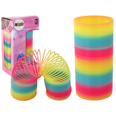 Kolorowa Magiczna Sprężyna Odstresowująca 15 CM Zabawka
