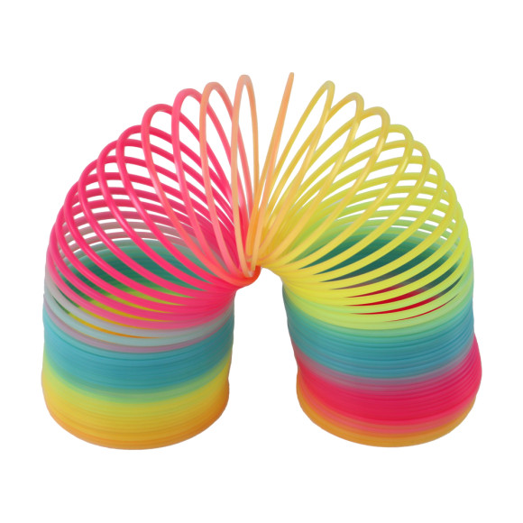 Kolorowa Magiczna Sprężyna Odstresowująca 15 CM Zabawka Kolorowa Magiczna Sprężyna Odstresowująca 15 CM Zabawka