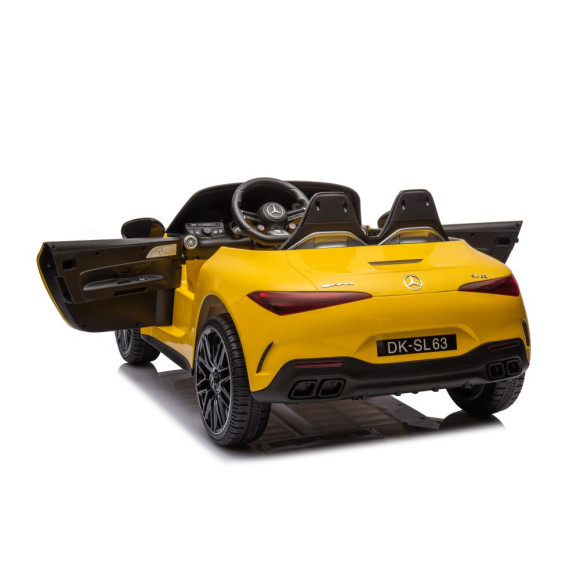 Auto Na Akumulator Mercedes AMG SL63 Żółty Lakierowany