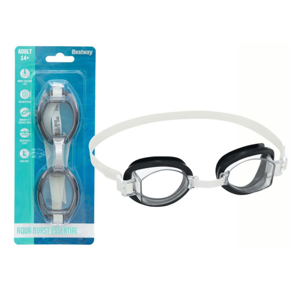 Okulary Do Pływania Czarne Bestway 21097 Okulary Do Pływania Czarne Bestway 21097