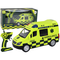 Zdalnie Sterowany Żółty Ambulans Ze Światłami