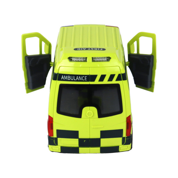 Zdalnie Sterowany Żółty Ambulans Ze Światłami Zdalnie Sterowany Żółty Ambulans Ze Światłami