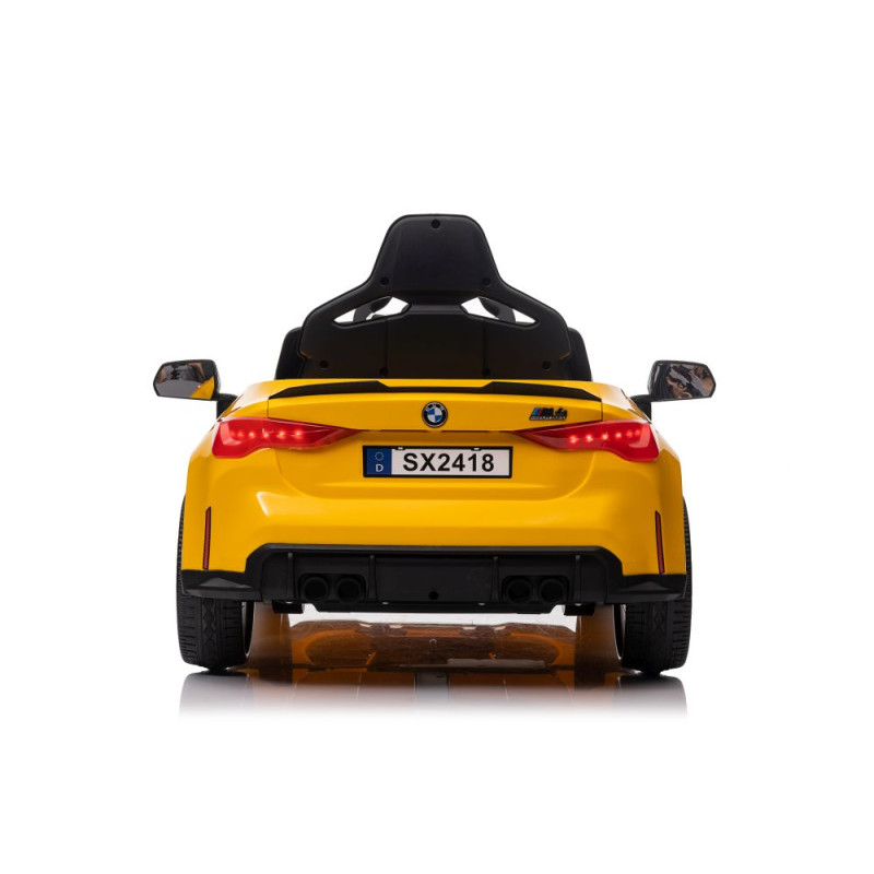 Auto Na Akumulator Bmw M4 Zółte