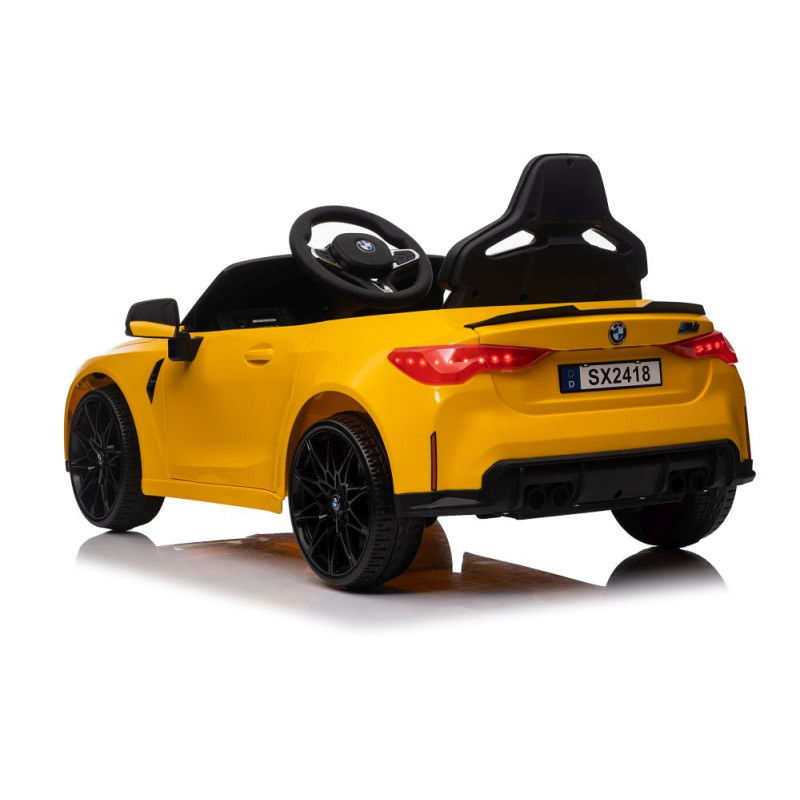 Auto Na Akumulator Bmw M4 Zółte
