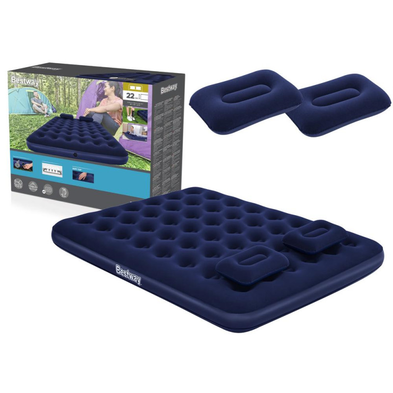 Dmuchany Materac, Pompka 203 x 152 x 22 cm Bestway 67374