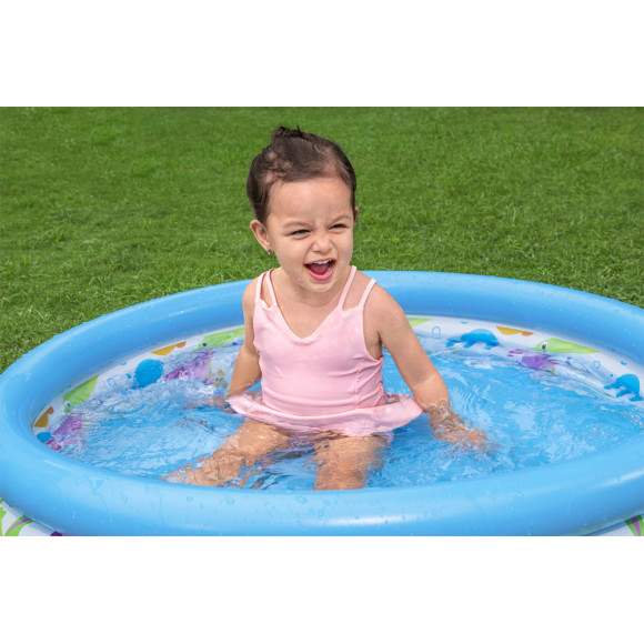Dmuchany Basen Ogrodowy Dla Dzieci Rybki 102 cm Bestway 51008