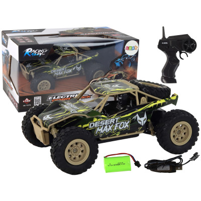 Autko Terenowe Zdalnie Sterowane R/C 1:24 Brązowo-Zielone