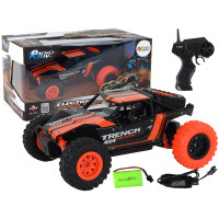 Autko Terenowe Zdalnie Sterowane R/C 1:24 Pomarańczowe
