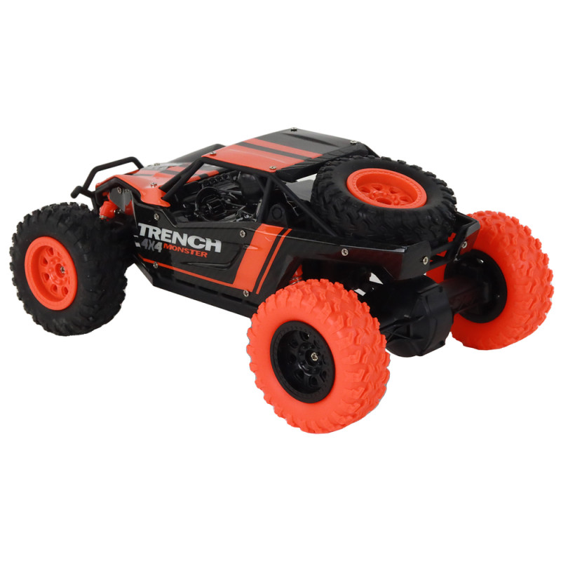 Autko Terenowe Zdalnie Sterowane R/C 1:24 Pomarańczowe