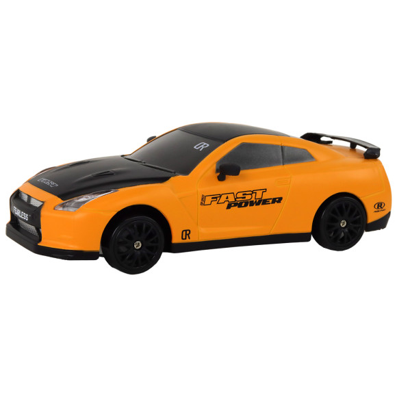 Autko Sportowe Zdalnie Sterowane R/C 1:24 Żółte Wymienne Koła