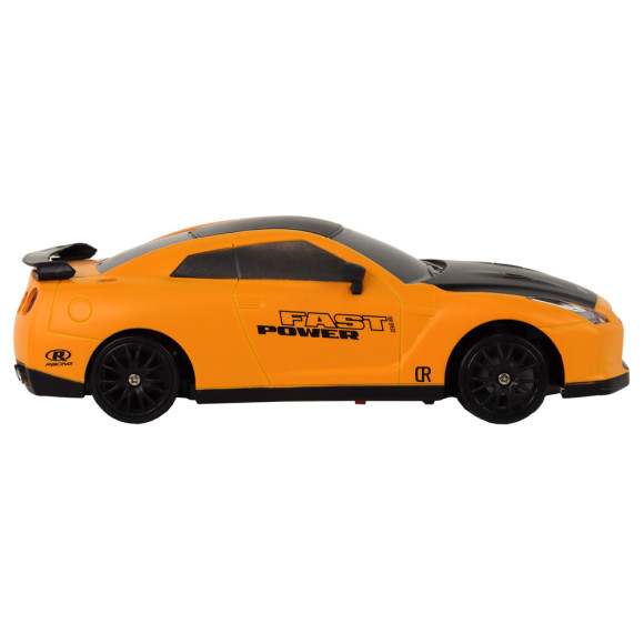 Autko Sportowe Zdalnie Sterowane R/C 1:24 Żółte Wymienne Koła