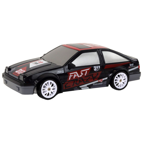 Autko Sportowe Zdalnie Sterowane R/C 1:24 Czarne Wymienne Koła Autko Sportowe Zdalnie Sterowane R/C 1:24 Czarne Wymienne Koła
