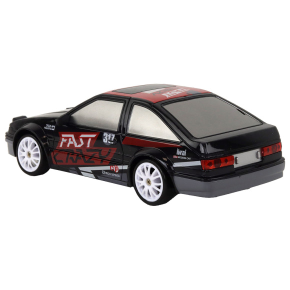 Autko Sportowe Zdalnie Sterowane R/C 1:24 Czarne Wymienne Koła Autko Sportowe Zdalnie Sterowane R/C 1:24 Czarne Wymienne Koła