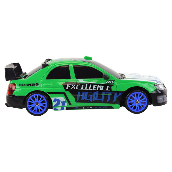 Autko Sportowe Zdalnie Sterowane R/C 1:24 Zielone Wymienne Koła Autko Sportowe Zdalnie Sterowane R/C 1:24 Zielone Wymienne Koła